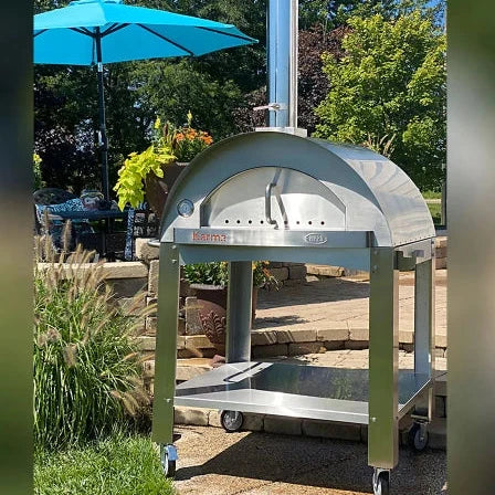 Karma 32" Stainless Steel Wood Fire Pizza Oven Only (WKK-02S-304SS)