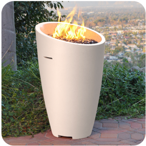 23" American Fyre Design Eclipse Fire Urn w/ Optional Access Door