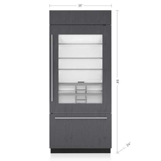 SUB-ZERO - 36" Classic Over-and-Under with Glass Door Panel Ready (CL3650UG/O)