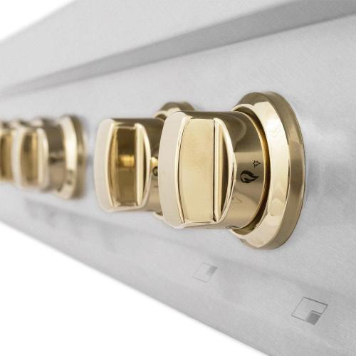 ZLINE - Autograph Edition 36" Porcelain Rangetop - 6 Gas Burners (RTSZ-36-G)