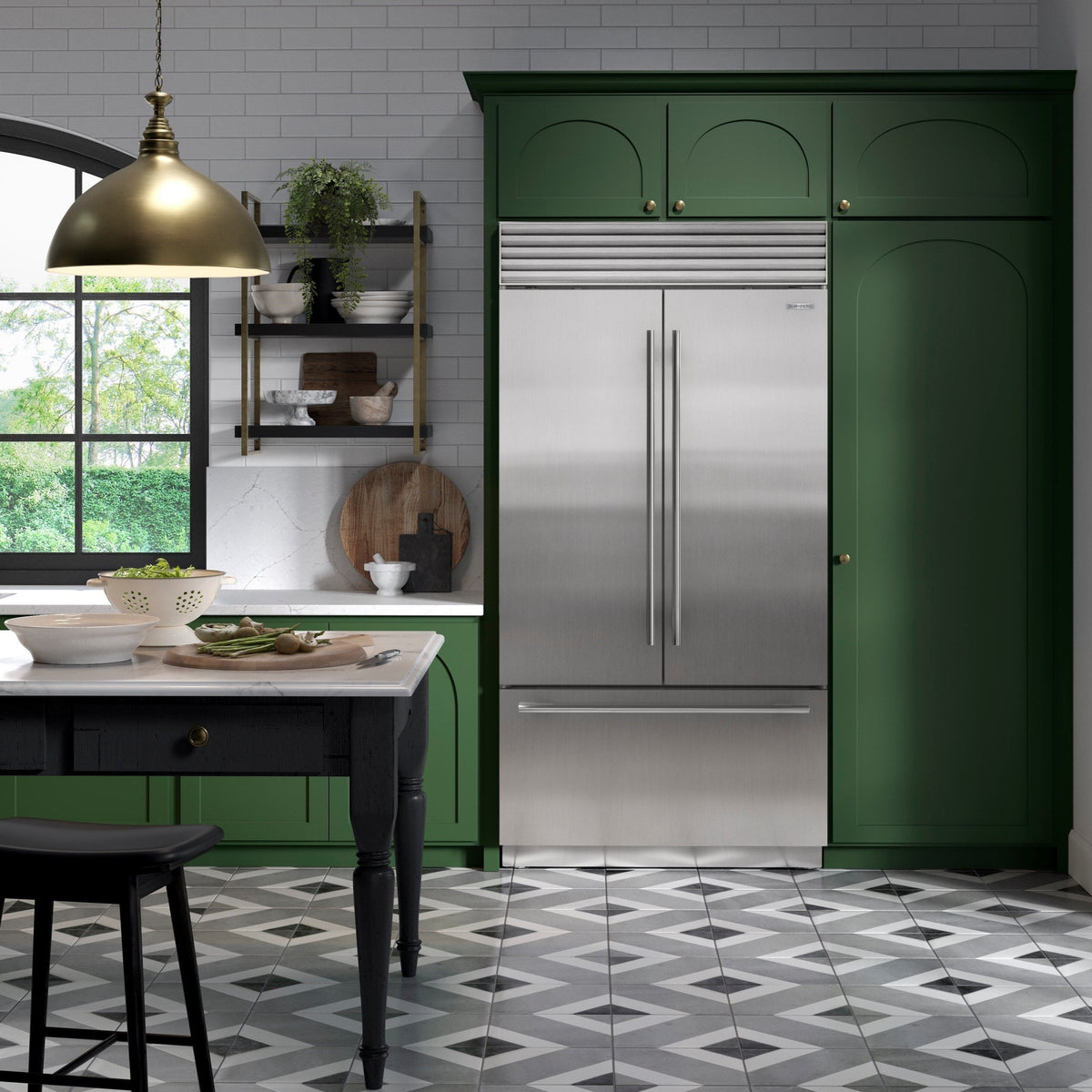 SUB-ZERO - 42&quot; Classic French Door with Internal Dispenser (CL4250UFDID/S)