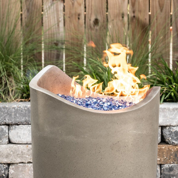 20" American Fyre Design Wave Fire Urn w/ Optional Access Door