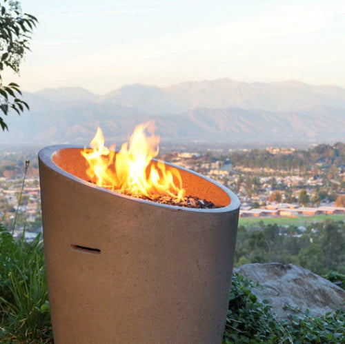 23" American Fyre Design Eclipse Fire Urn w/ Optional Access Door