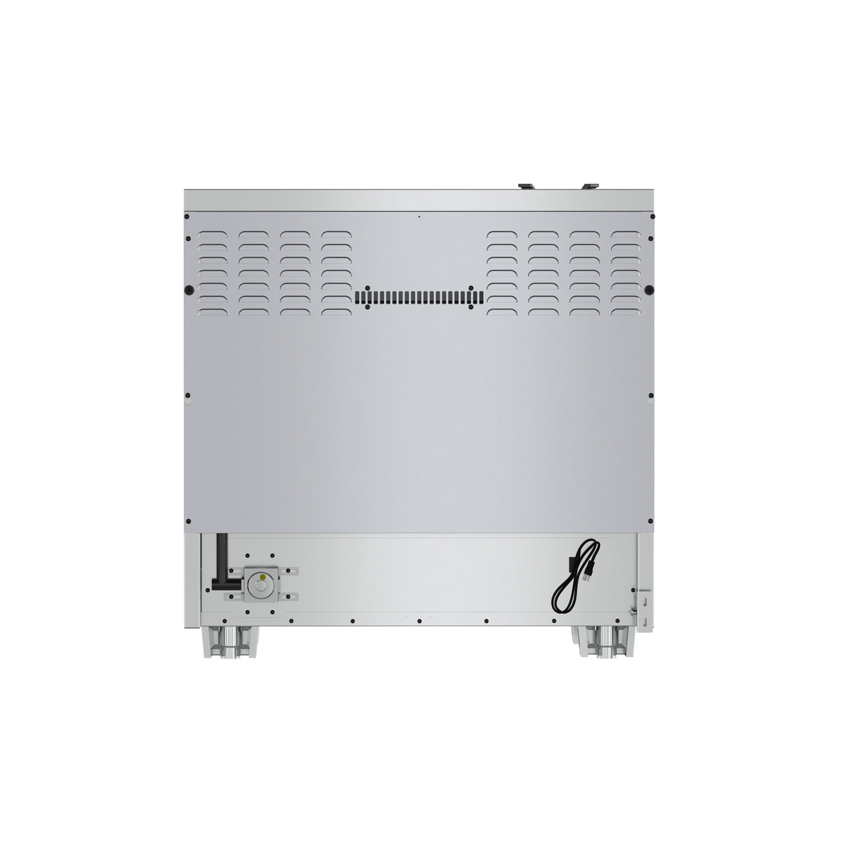 Forno Capriasca 36-Inch Gas Range, Stainless Steel, 6 Brass Burners, 120,000 BTU, Convection Oven, Energy Efficient