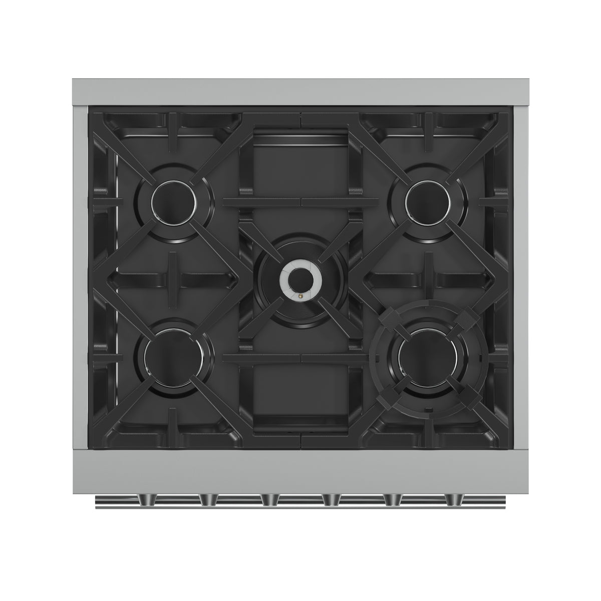 Forno Massimo 30-Inch Freestanding Gas Range, 4 Burners, True Convection Oven