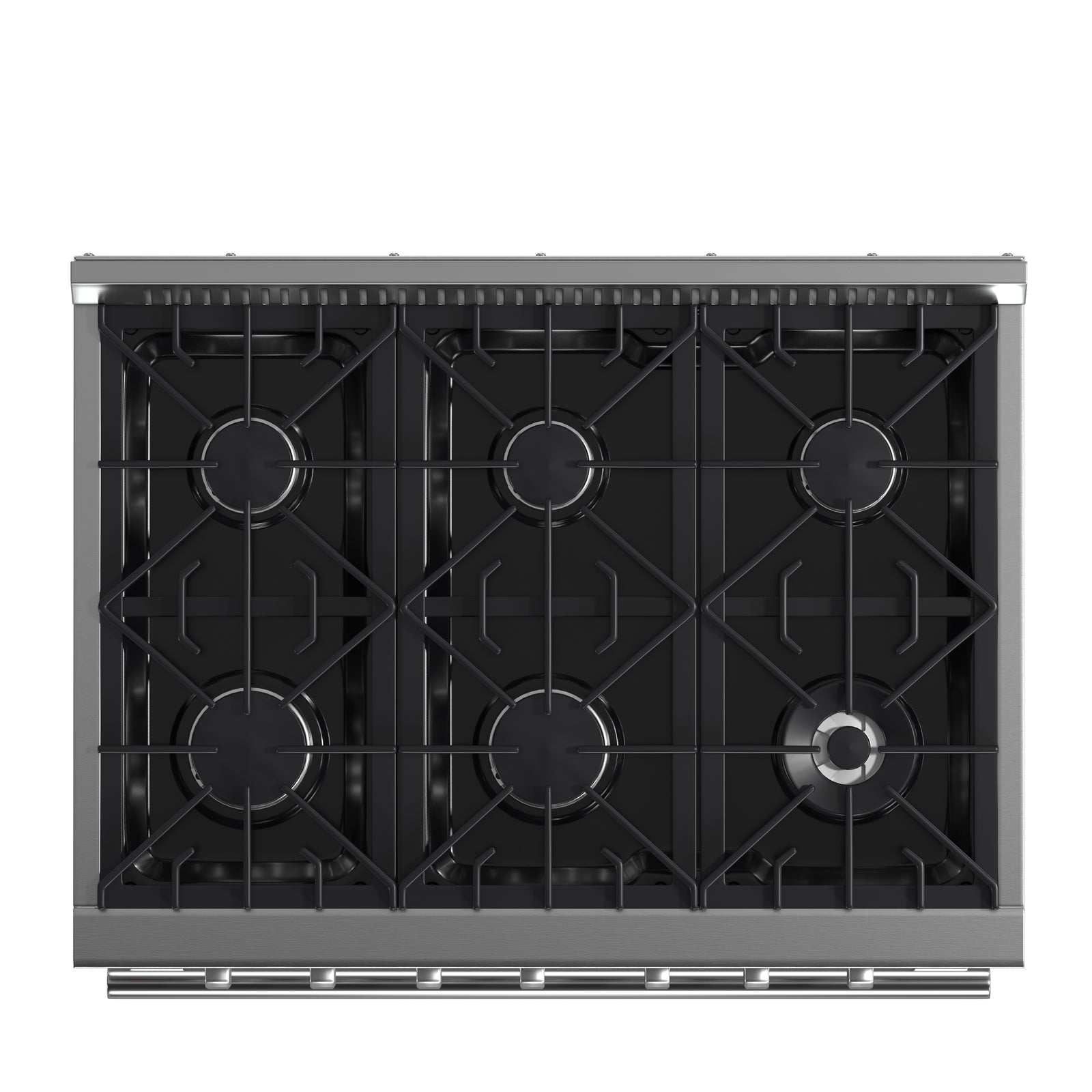 Forno Galiano 36-Inch Freestanding Gas Range, Stainless Steel, 6 Burners, Energy Efficient