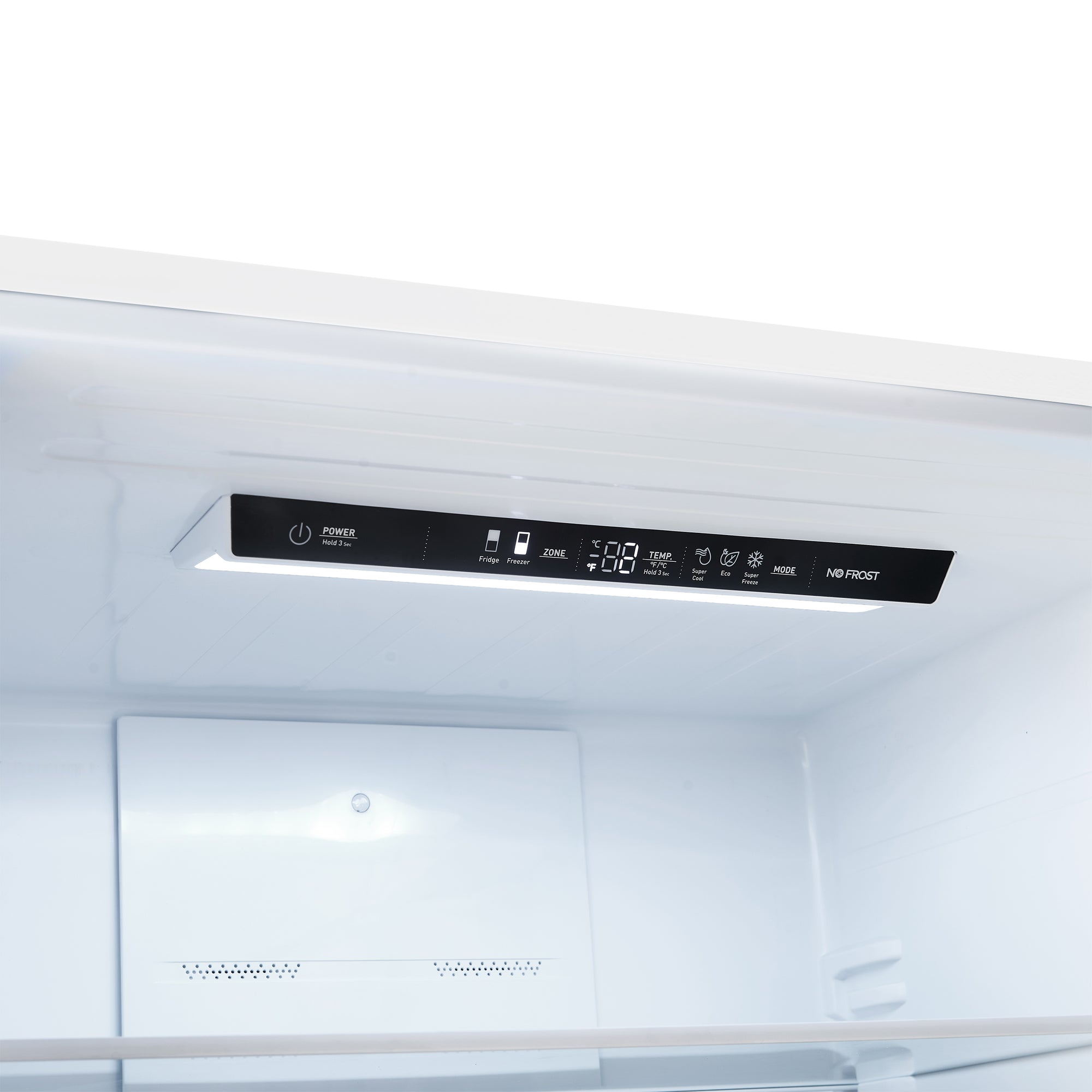 Forno Milano Espresso 31-Inch White Bottom Freezer Refrigerator, 17.2 Cu. Ft., Energy-Efficient, No Frost, Built-In Ice Maker