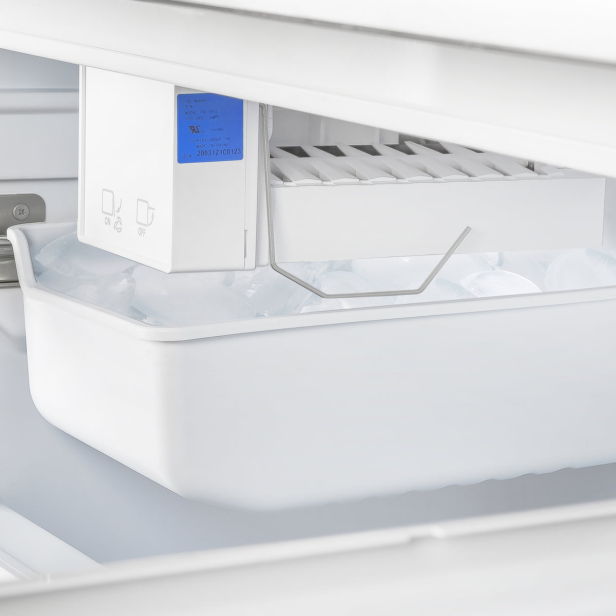 Forno Gallipoli 30-Inch French Door Refrigerator, 17.5 cu.ft Capacity, Decorative Grill, 34-Inch Width, Stainless Steel, No Frost Technology, Energy Efficient