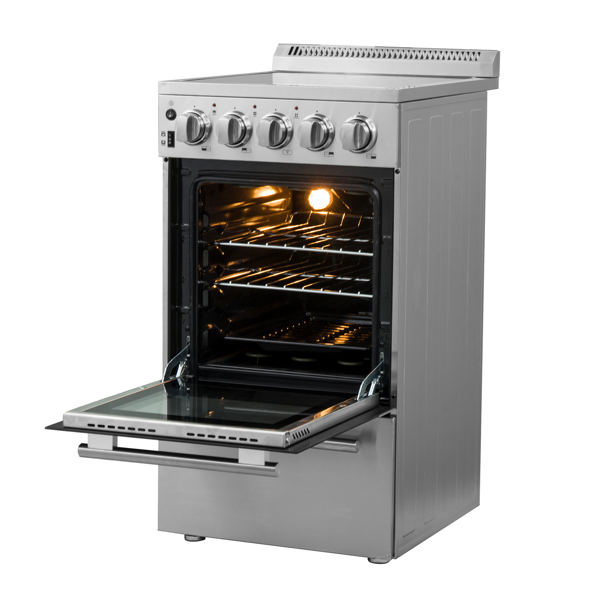 Forno Pallerano 20 Inch Freestanding Electric Range, Compact Design