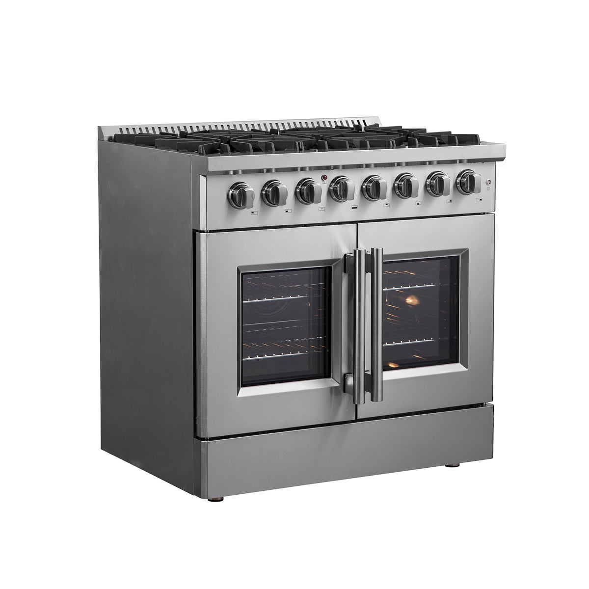 Forno Galiano 36&quot; Freestanding French Door Dual Fuel Range