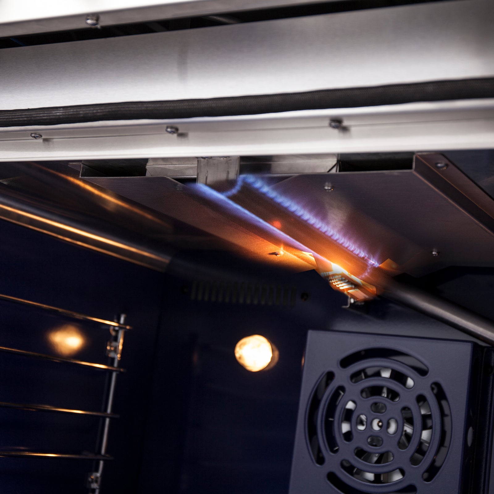 Forno Massimo 48-Inch Freestanding French Door Gas Range, 8 Burners, Convection Oven, Energy Efficient