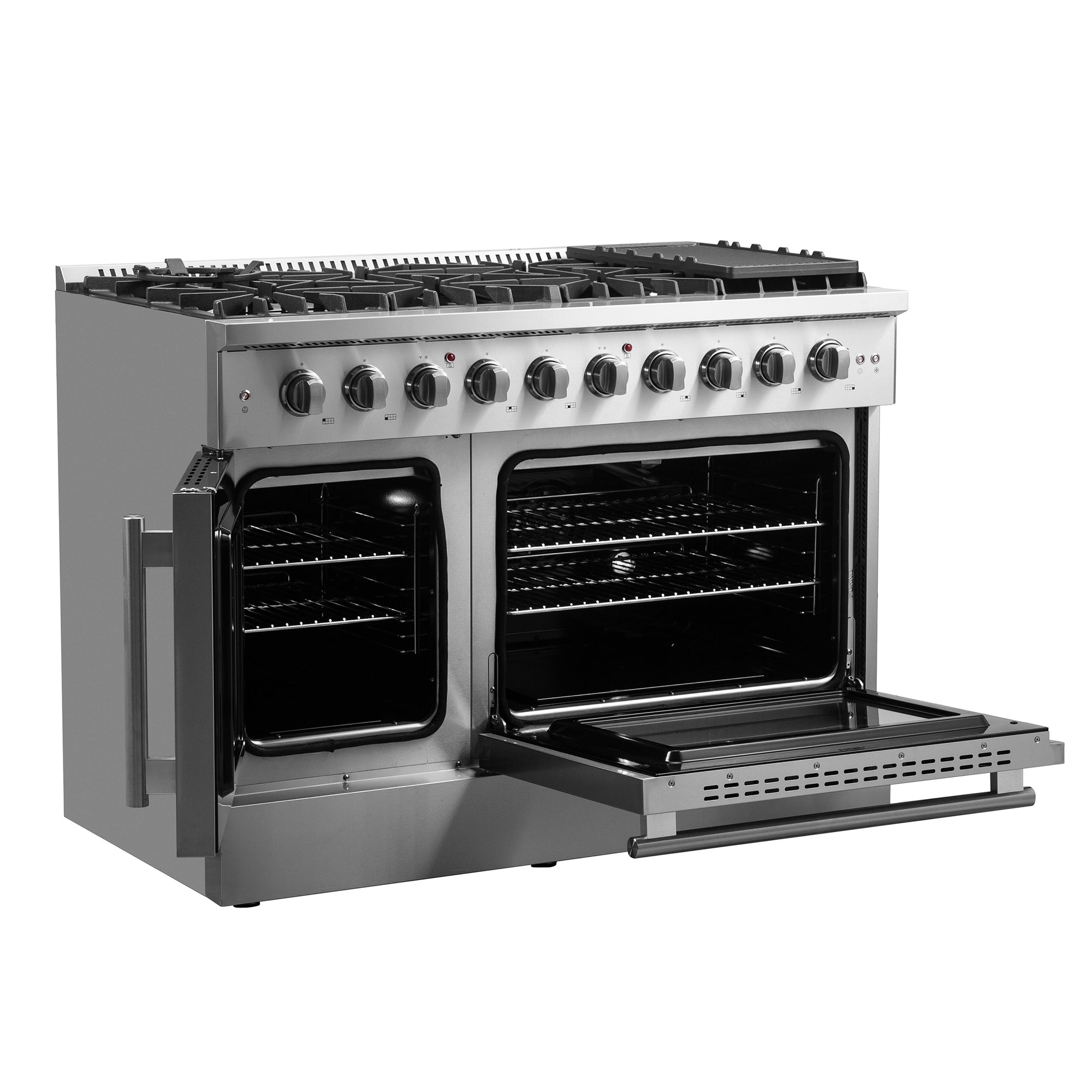 Forno Galiano 48" Freestanding French Door Gas Range