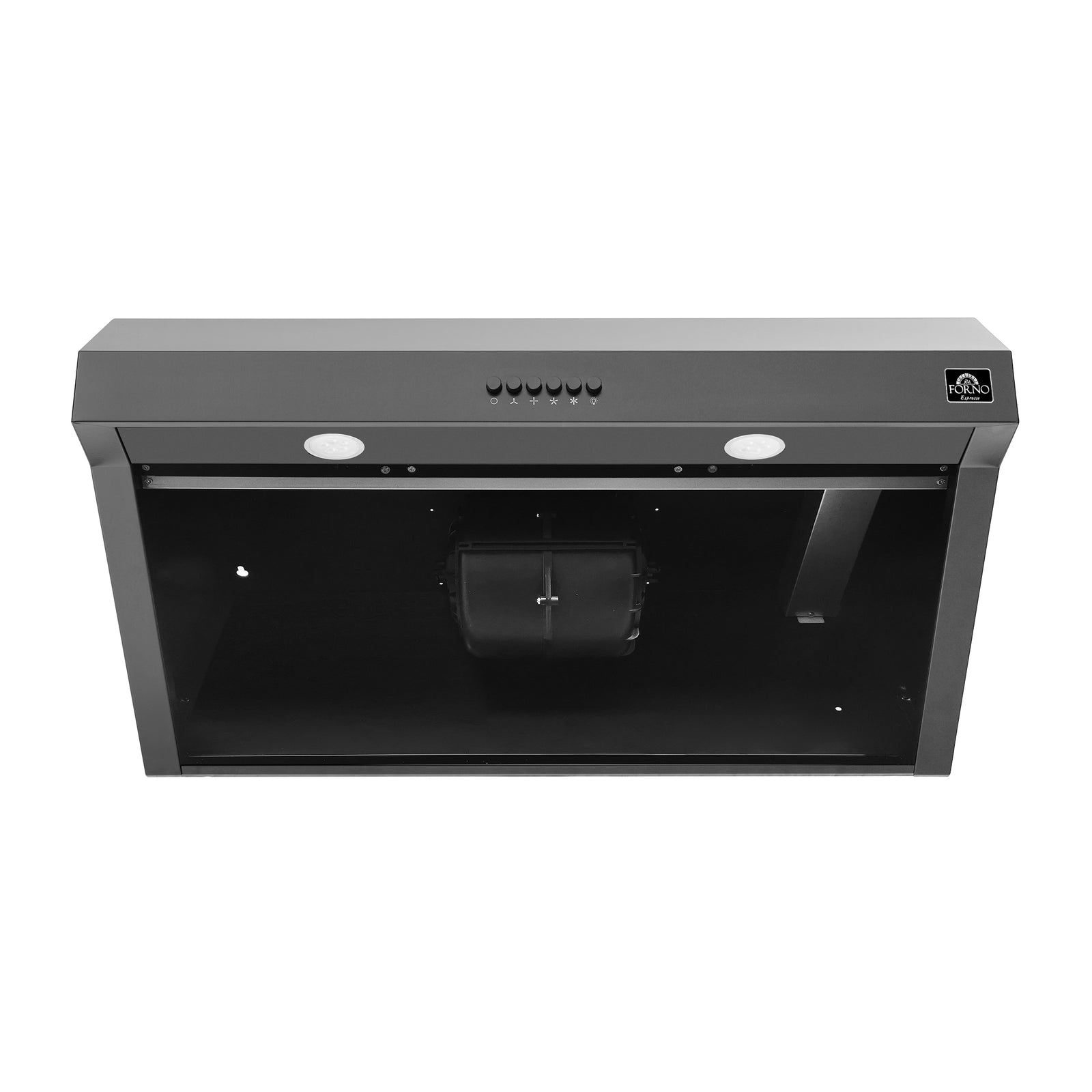 30" Forno Bari Espresso Under Cabinet Range Hood in Black