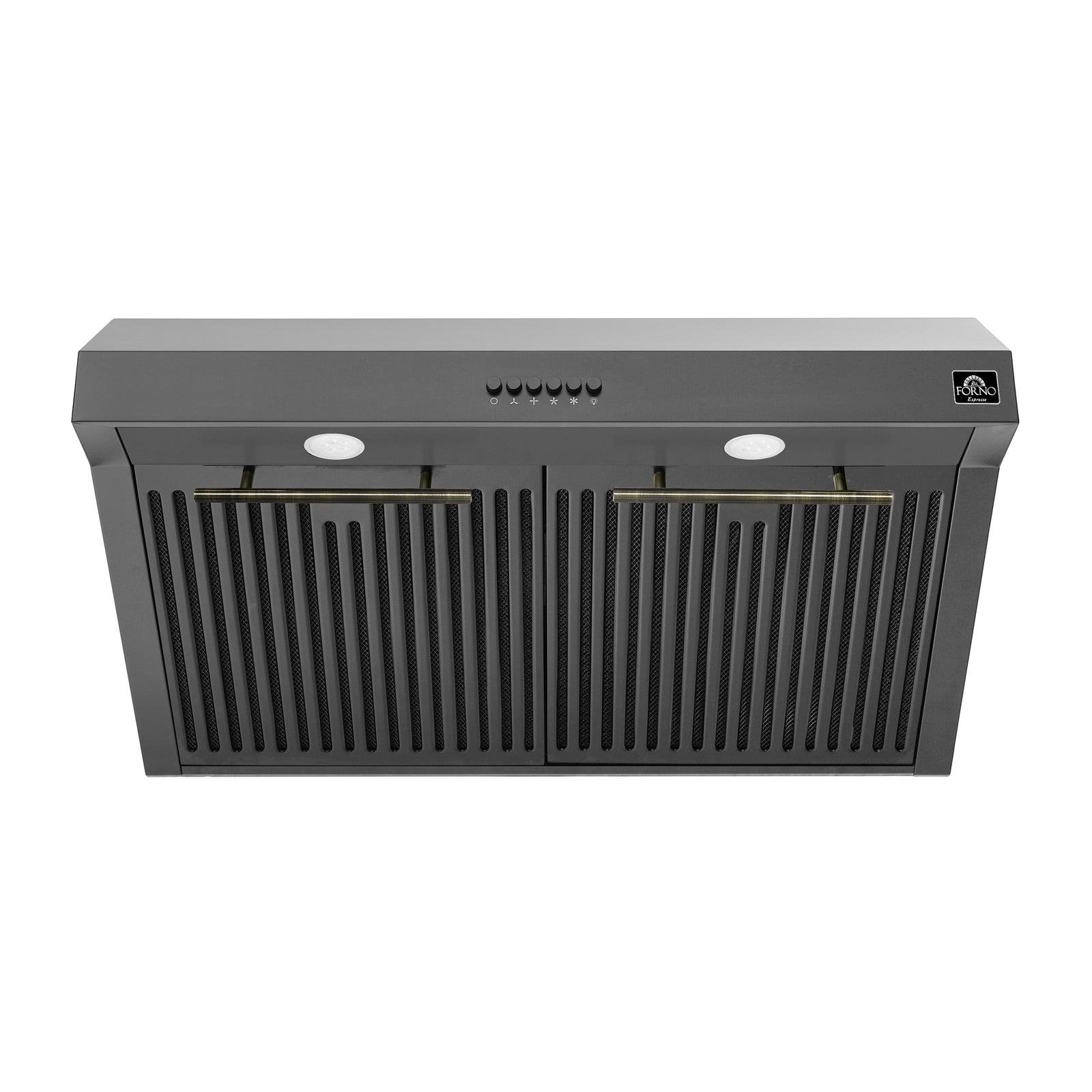 30" Forno Bari Espresso Under Cabinet Range Hood in Black