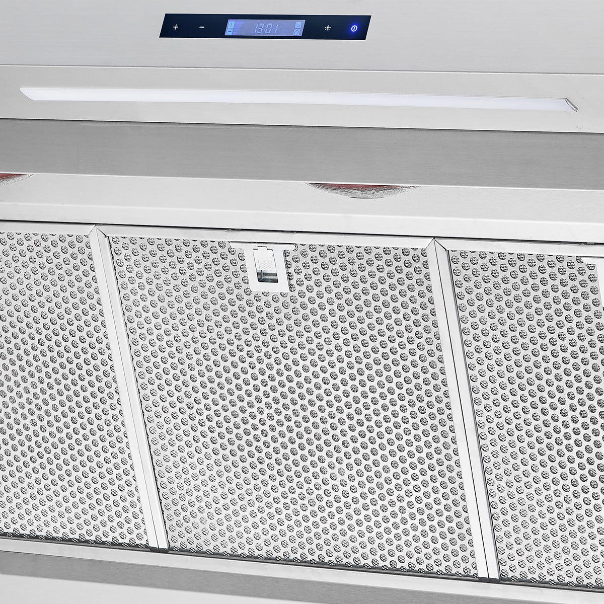 Forno Savona 60-Inch Wall Mount Range Hood, Hybrid Filters, Backsplash Included