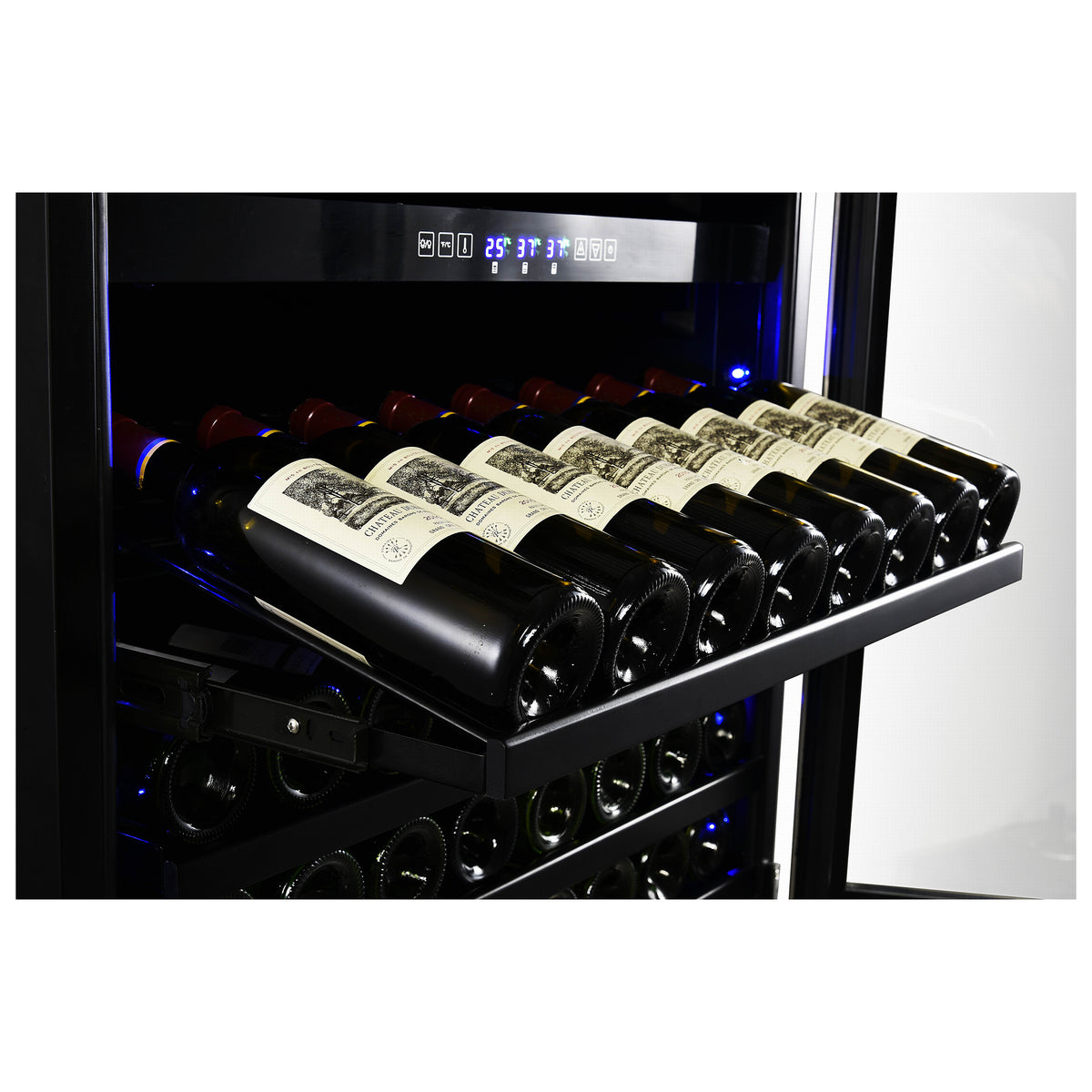 Forno Capraia 30-Inch Dual Temperature Zone Wine Cooler, Up to 144 Bottles, Two Refrigerated Drawers, Adjustable Temperature Zones