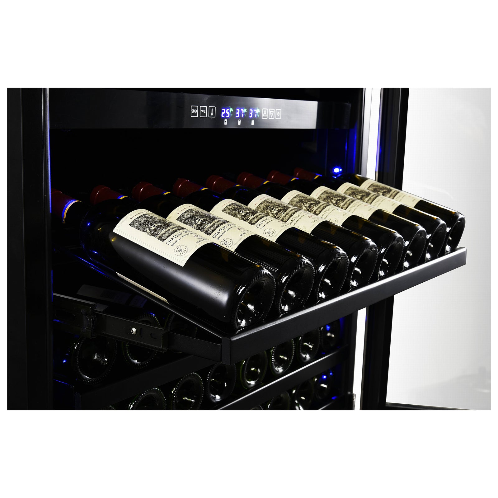 Forno Capraia 30-Inch Dual Temperature Zone Wine Cooler, Up to 144 Bottles, Two Refrigerated Drawers, Adjustable Temperature Zones