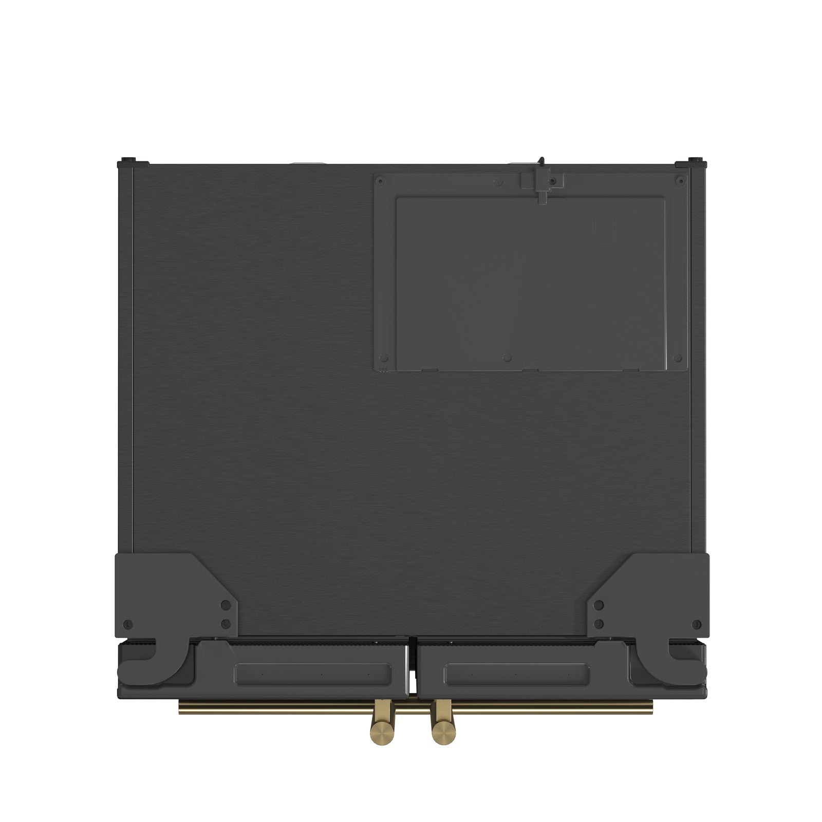 Forno Gallipoli Espresso 30-Inch Black French Door Refrigerator, Bottom Freezer, 17.5 Cu. Ft., No Frost, Ice Maker