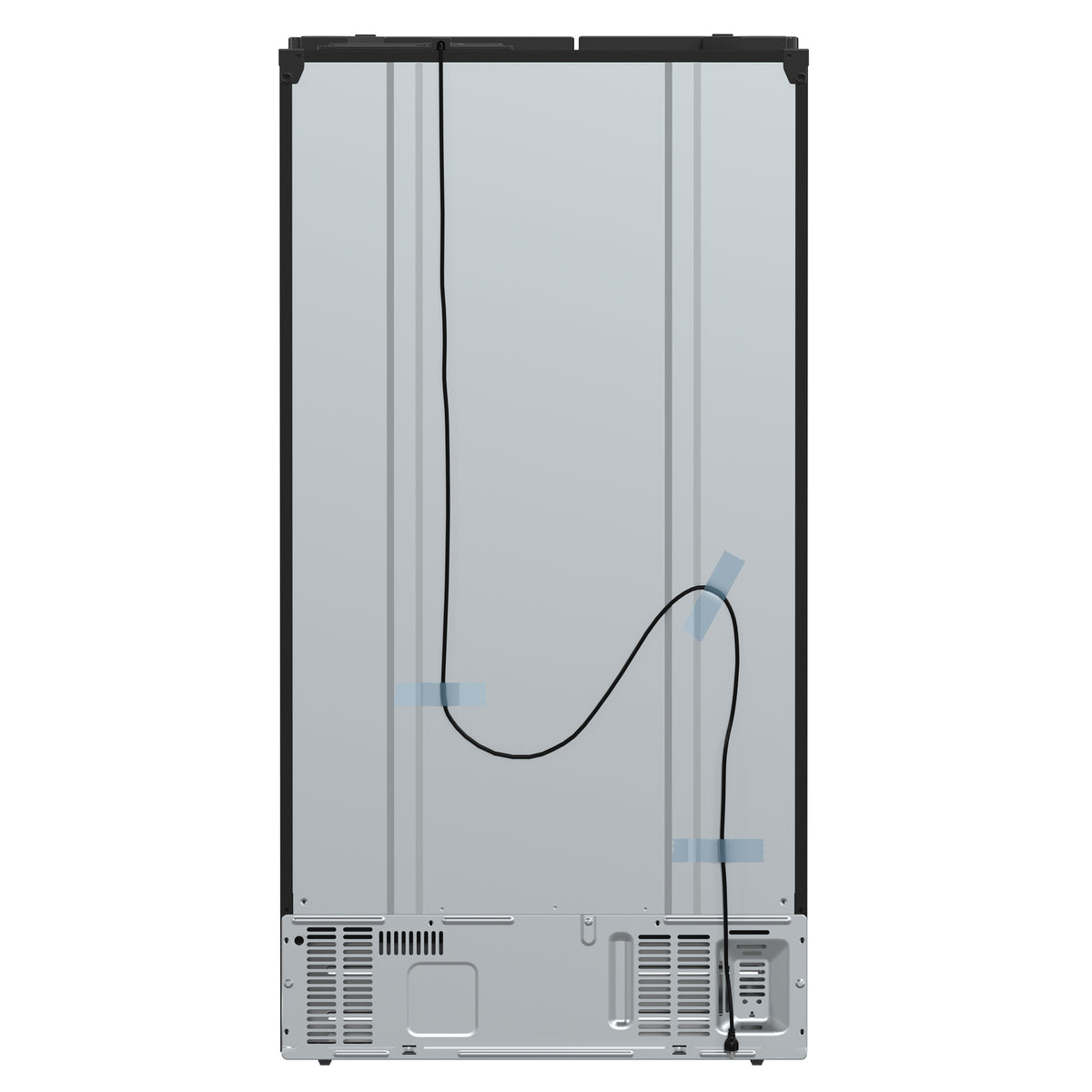 Forno Salerno Espresso 36-Inch Black Side-by-Side Refrigerator, 20 Cu. Ft., Frost-Free, Ice &amp; Water Dispenser, ENERGY STAR Certified