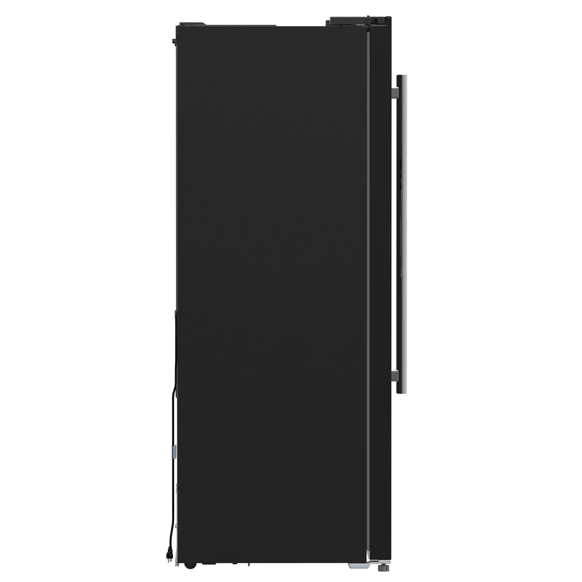 Forno Salerno Espresso 36-Inch Black Side-by-Side Refrigerator, 20 Cu. Ft., Frost-Free, Ice &amp; Water Dispenser, ENERGY STAR Certified
