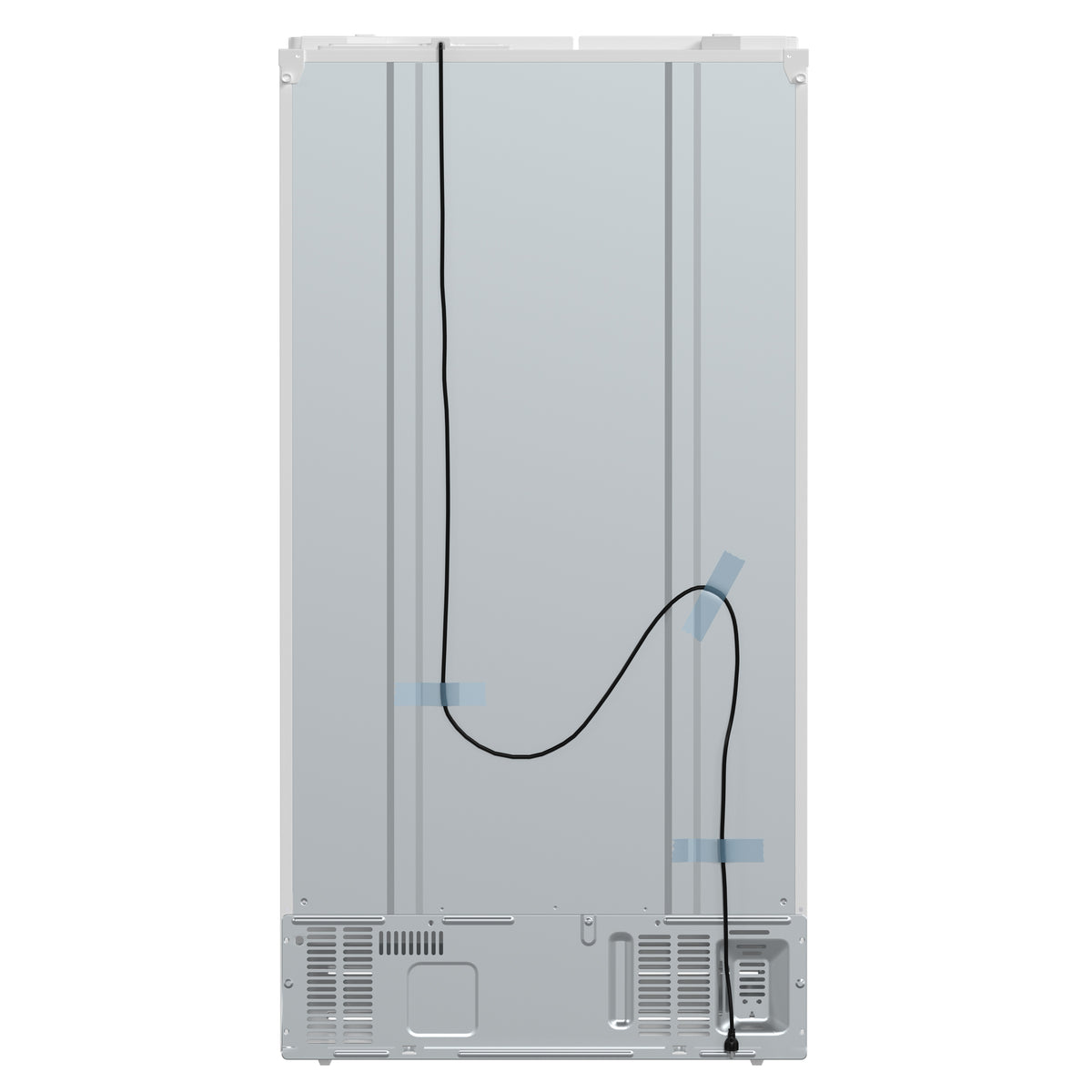 Forno Salerno Espresso 36-Inch White Side-by-Side Refrigerator, 20 Cu. Ft., Frost-Free, Ice &amp; Water Dispenser, ENERGY STAR Certified