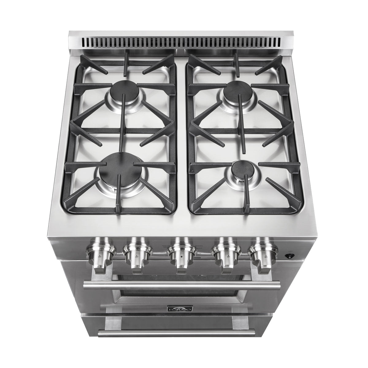 Forno Breno 24-Inch Freestanding Gas Range, Compact Design, Energy Efficient