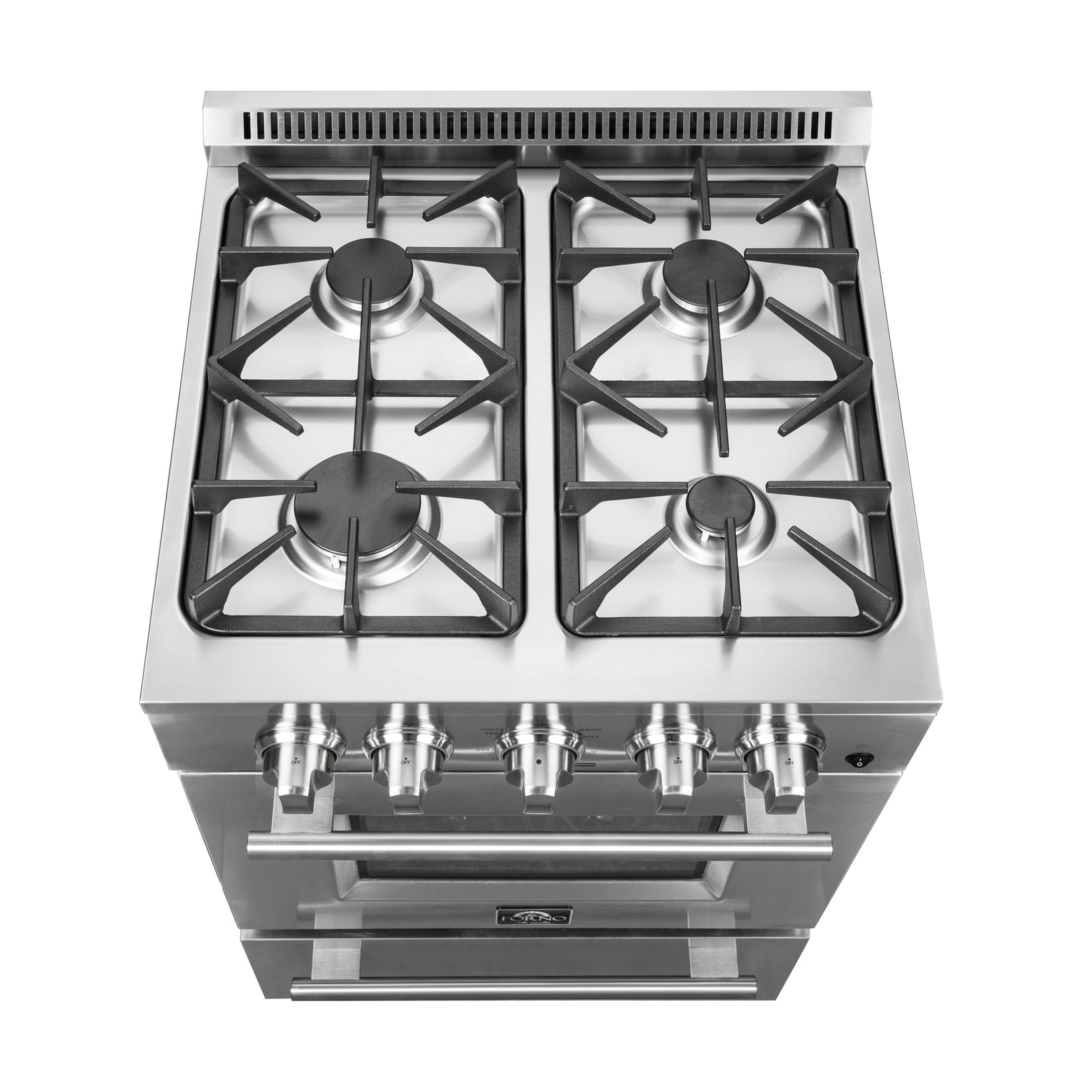 Forno Breno 24-Inch Freestanding Gas Range, Compact Design, Energy Efficient