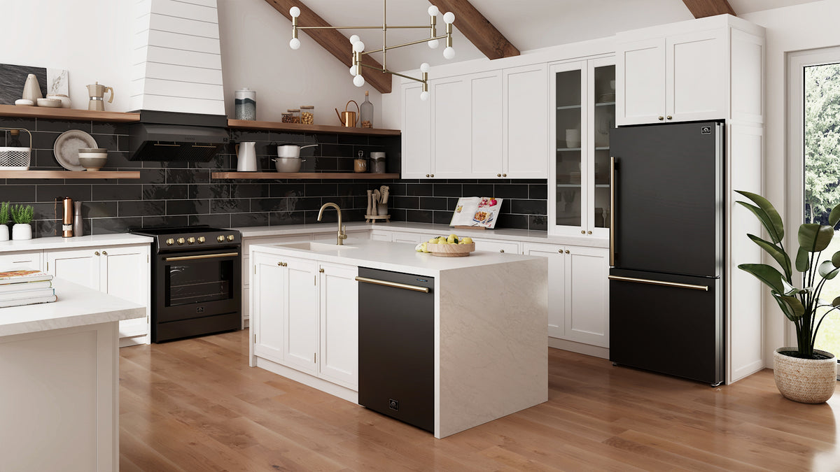 30&quot; Forno Bari Espresso Under Cabinet Range Hood in Black