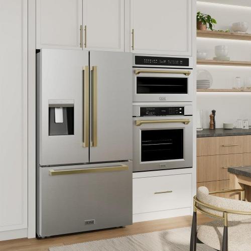 ZLINE -  Autograph Edition 36&quot; French Door Refrigerator (RSMZ-W-36-FCB)