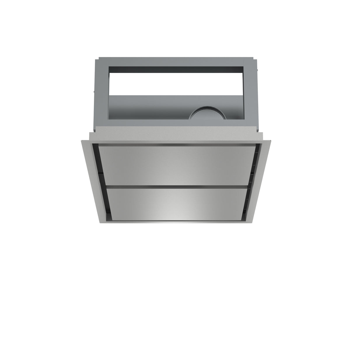 FORNO Arezzo 44-Inch Recessed Ceiling Range Hood, Dual Motors, 1200 CFM, Hybrid Filters, Remote Control