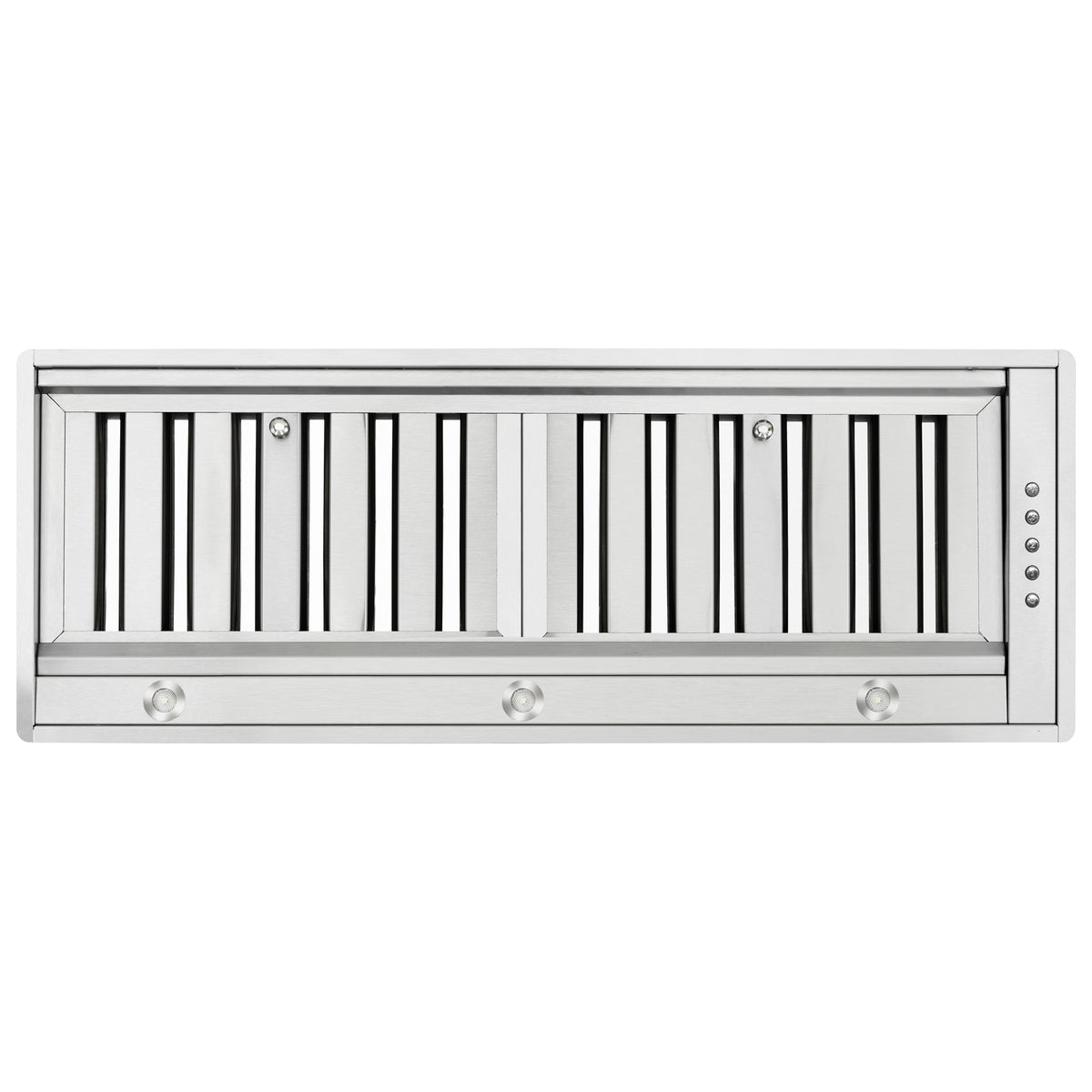 Forno Frassanito 30-Inch Insert Range Hood, 450 CFM, Stainless Steel Baffle Filters, LED Lighting