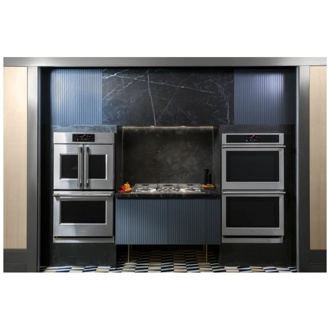 Monogram -30&quot; Statement French-Door Double Wall Oven (ZTDX1FPSNSS)