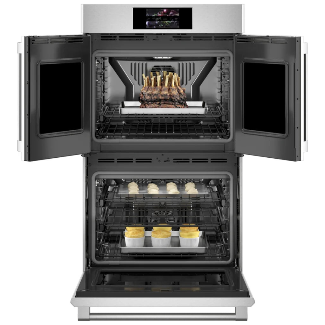 Monogram -30" Statement French-Door Double Wall Oven (ZTDX1FPSNSS)