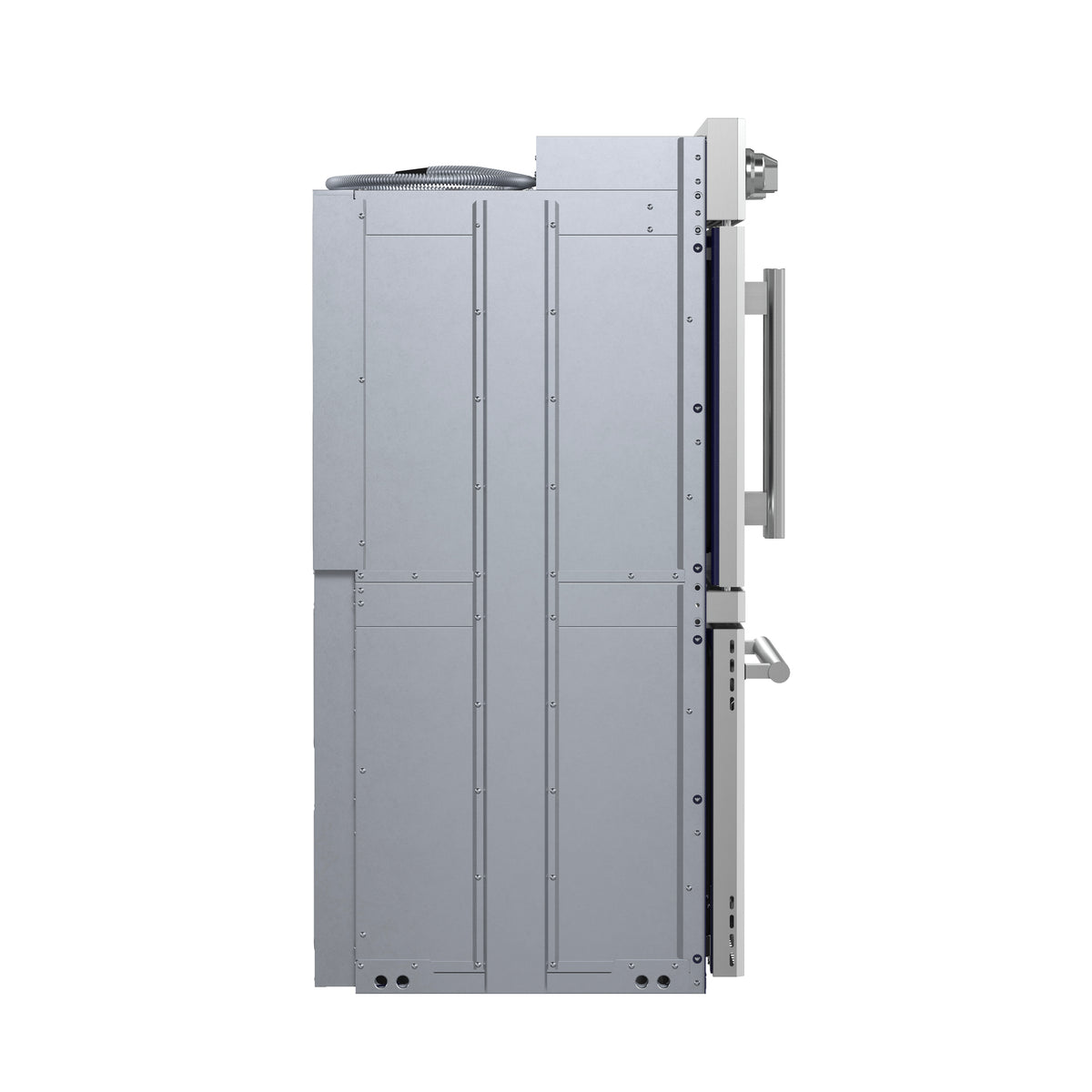 Forno Gallico 30-Inch Electric French Door Double Oven, Stainless Steel, Convection Cooking, Touch Control Panel, Self-Cleaning Function