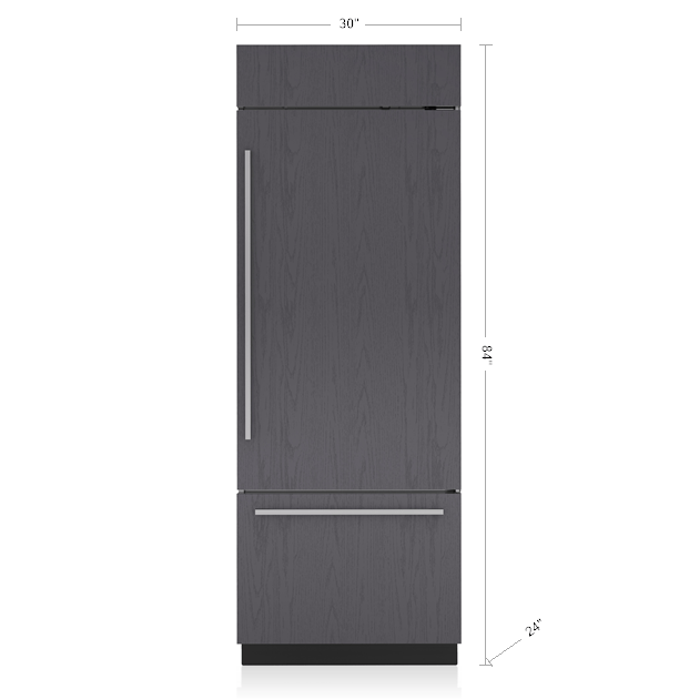 SUB-ZERO - 30" Classic Over-and-Under w/ Internal Dispenser - Panel Ready (CL3050UID/O)