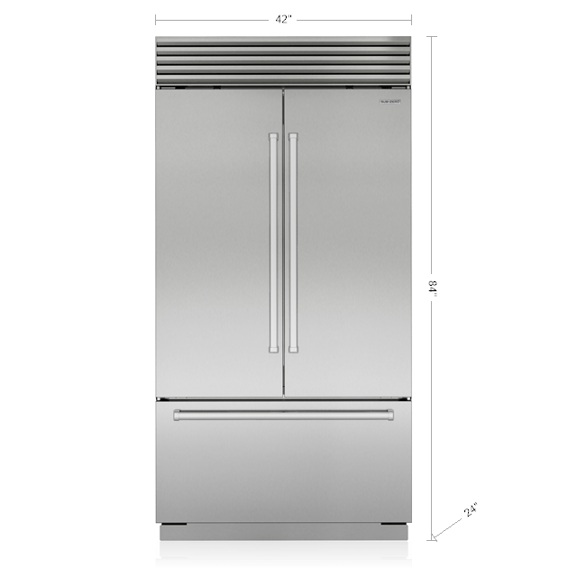 SUB-ZERO - 42&quot; Classic French Door with Internal Dispenser (CL4250UFDID/S)