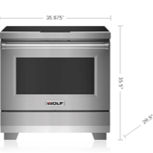 WOLF - 36" Professional Induction Range (IR36550/S/P)