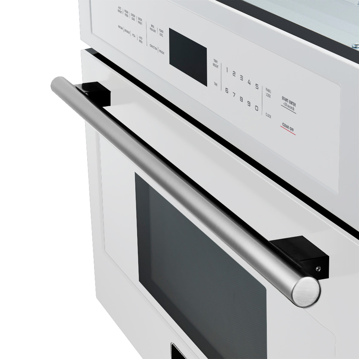 Oliena Espresso White 30 Inch 1750 Watt Compact Oven &amp; 1000 Watt Microwave, 1.6 cu. ft.