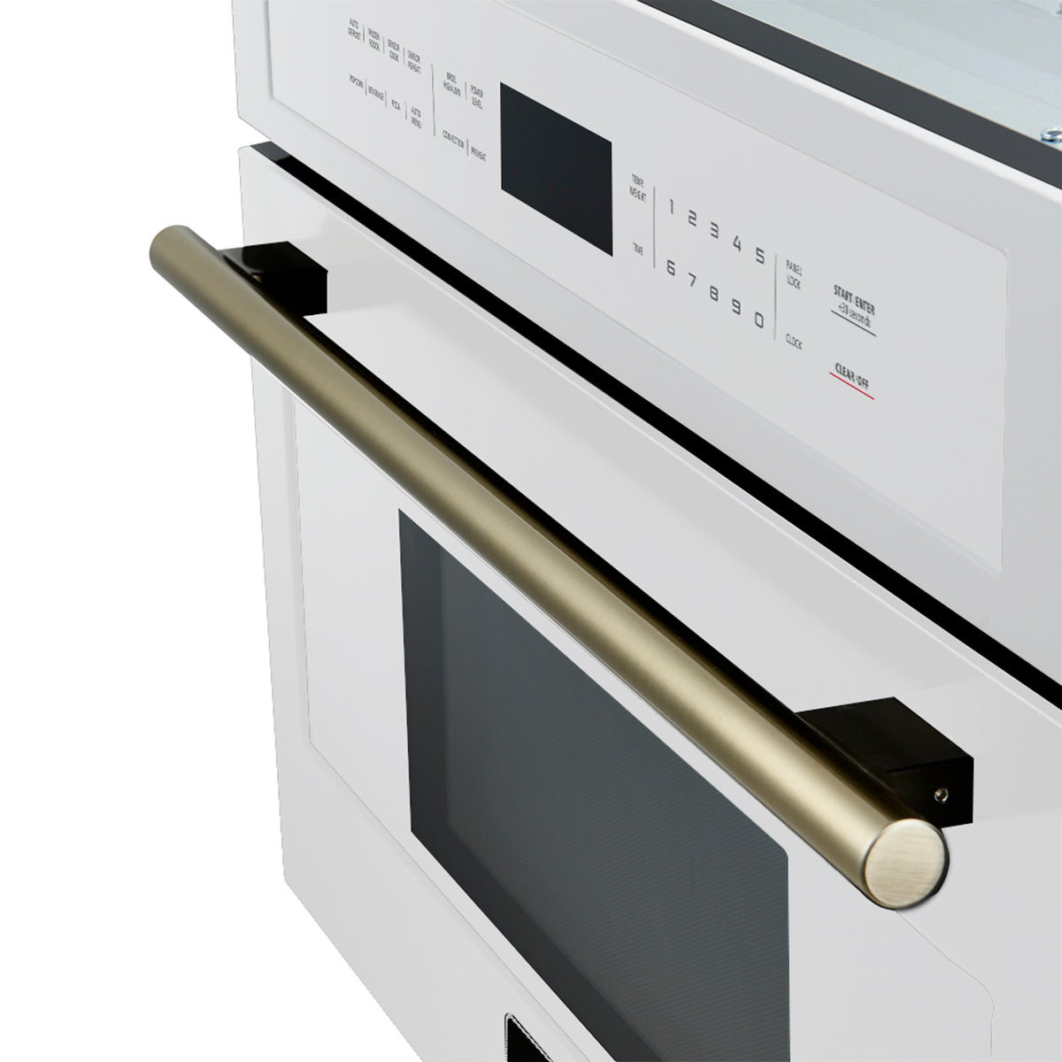 Oliena Espresso White 30 Inch 1750 Watt Compact Oven &amp; 1000 Watt Microwave, 1.6 cu. ft.