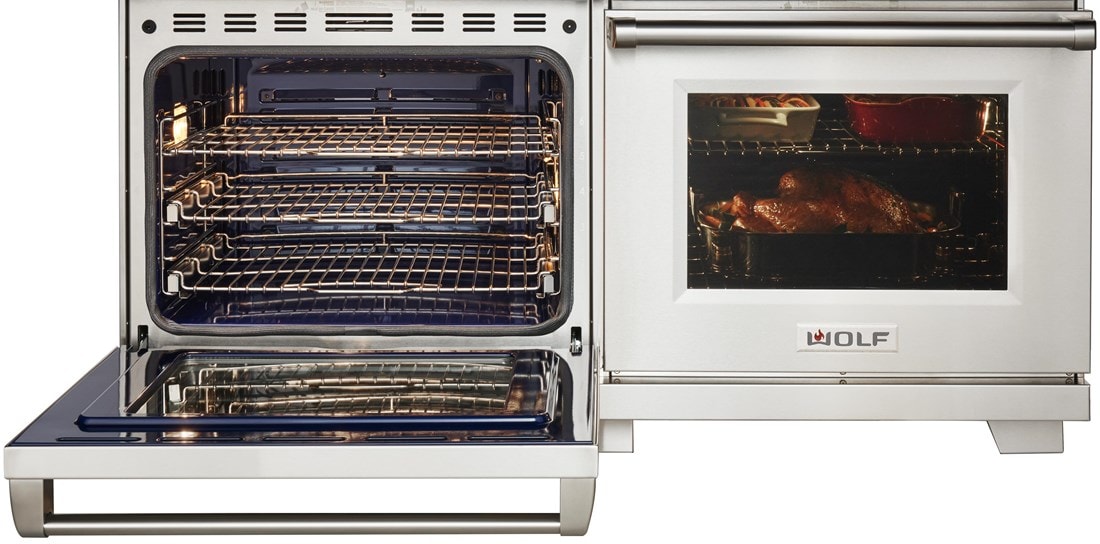 WOLF - 60" Dual Fuel Oven - 6 Burners and French Top (DF60650F/S/P)