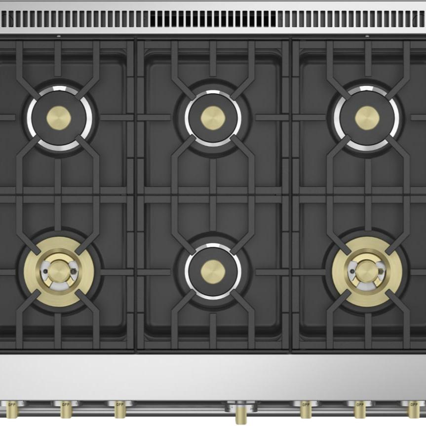 Monogram - 36" Dual-Fuel Oven with 6 Burners (ZDP366NTSS)