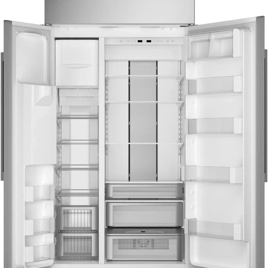 Monogram - 36&quot; Built-In Side-by-Side Refrigerator with Dispenser (ZISS360DNSS)