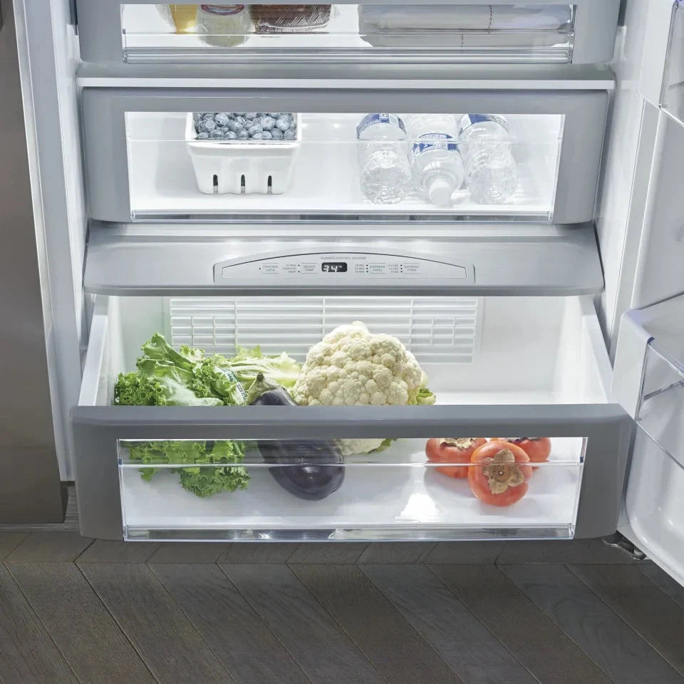 Monogram - 42" Built-In Side-by-Side Refrigerator with Dispenser (ZISS420DNSS)