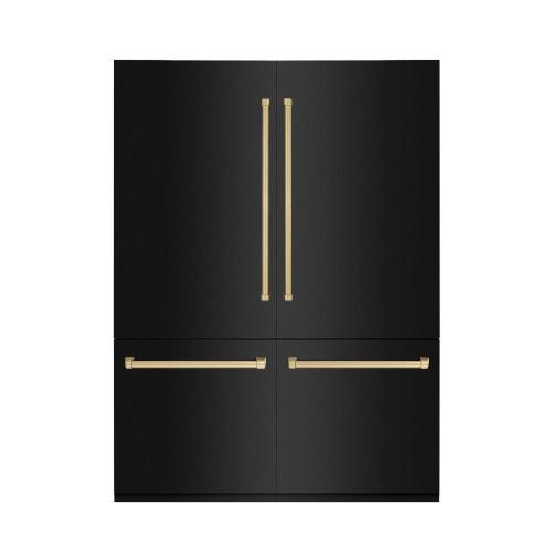 ZLINE - 60&quot; Autograph Edition 4-Door French Door Built-in Refrigerator (RBIVZ-BS-60-CB)