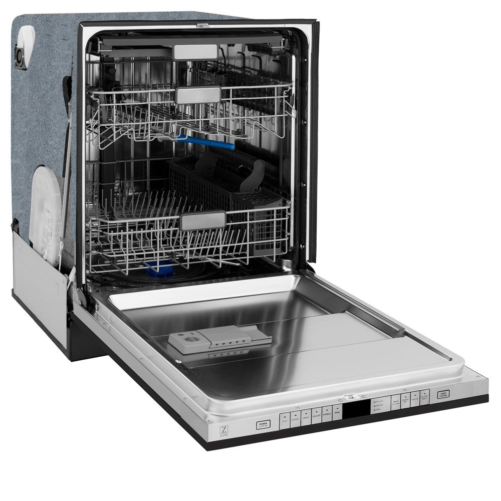 ZLINE - 24&quot; Monument Series Dishwasher Black SS (DWMTZ-BS-24-G)