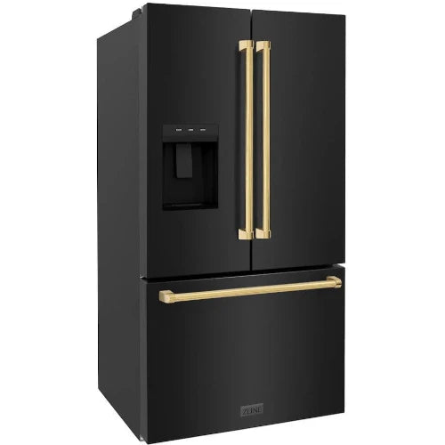 ZLINE - 36" Autograph Edition Refrigerator (RSMZ-W-36-BS-G)