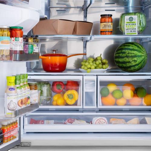 ZLINE - Autograph Edition 36&quot; French Door Refrigerator (RSMZ-W-36-MB)