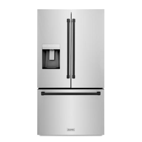 ZLINE - Autograph Edition 36&quot; French Door Refrigerator (RSMZ-W-36-MB)