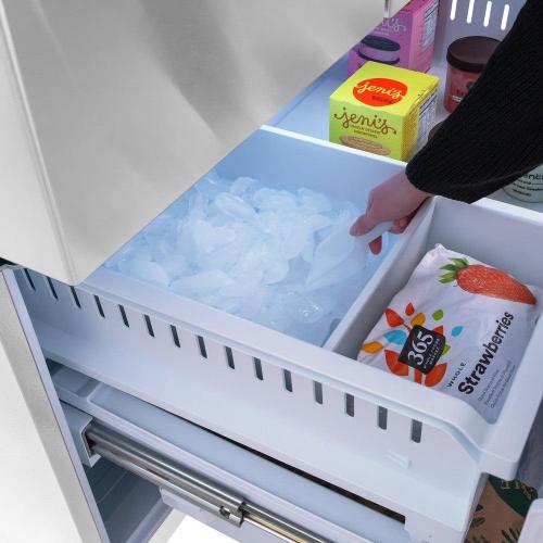 ZLINE - Autograph Edition 36&quot; French Door Refrigerator (RSMZ-W-36-MB)