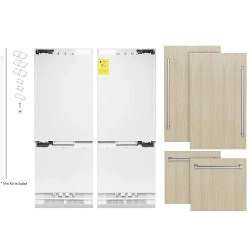 ZLINE - 60" Panel Ready Built-In 4-Door French Door (RBIV-60)